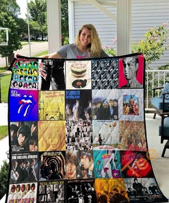 The Rolling Stones Quilt Blanket Bedding Set