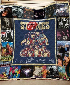 The Rolling Stones Quilt Blanket Bedding Set With Pilliwcases Option