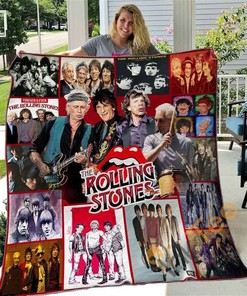 The Rolling Stones Quilt Blanket Bedding Set With Pilliwcases Option Ver3