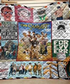 The Sandlot Collage Quilt Blanket Bedding Set