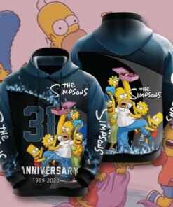 The Simpsons Custom All Over Print Hoodie 3D
