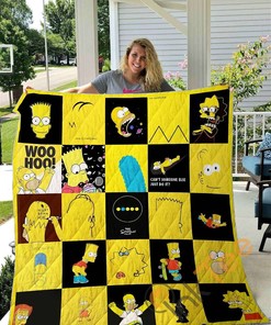 The Simpsons Quilt Blanket Bedding Set