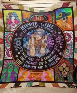 The Soul Of A Mermaid Hippie Quilt Blanket Bedding Set