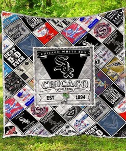 The Sox Chicago White Sox Quilt Blanket Bedding Set
