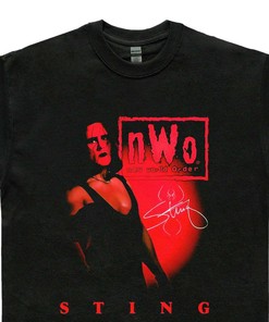 The Stinger Sting Nwo Scorpion Wrestling Wcw Vintage Men T-Shirt