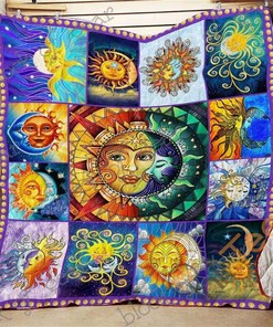 The Story Of The Sun And The Moon Quilt Blanket Bedding Set