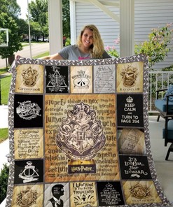 The Three Broomsticks Harry Potter Style Collection Quilt Blanket Bedding Set