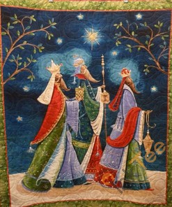 The Three Wise Men Quilt Blanket Bedding Set