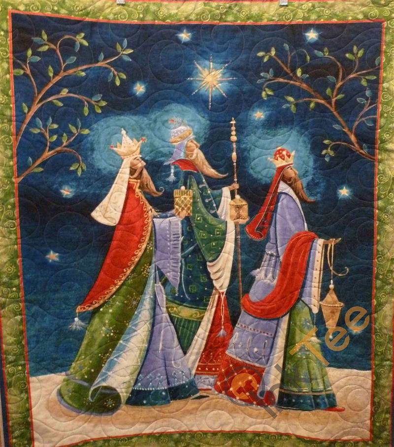 The Three Wise Men Quilt Blanket Bedding Set