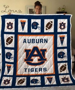 The Tigers Auburn Tigers Quilt Blanket Bedding Set