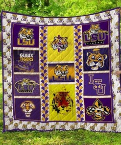 The Tigers Ncaa Lsu Tigers Quilt Blanket