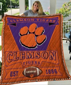 The Tigers18 Ncaa Clemson Tigers Collected Quilt Blanket Bedding Set