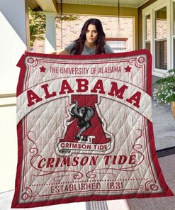 The Uni Of Alabama Ncaa Alabama Crimson Tide Collected Collected Quilt Blanket Bedding Set