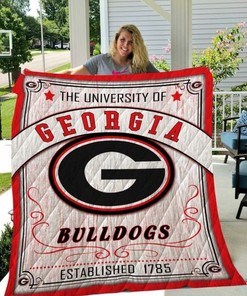 The University Of Ncaa Georgia Bulldogs Great Quilt Blanket Bedding Set