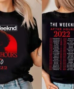 The Weeknd After Hours 2022 Concert Music T-Shirt