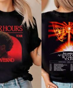 The Weeknd After Hours Til Dawn Tour 2022 Double Sided T-Shirt