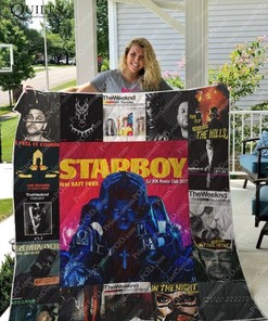 The Weeknd Albums Starboy The Hills Quilt Blanket Bedding Set
