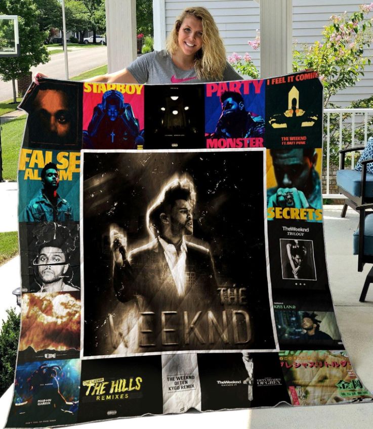 The Weeknd Secrets Party Monster Quilt Blanket Bedding Set