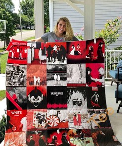 The White Stripes Quilt Blanket Bedding Set