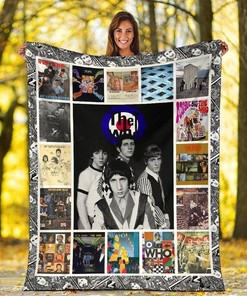 The Who Music Lover Sherpa Fleece Blanket Gifts for Family, for Couple