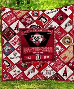 The Wildcats Ncaa Davidson Wildcats Combined Collection Quilt Blanket Bedding Set