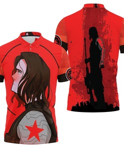 The Winter Soldier The Sadness Of Killer 3D All Over Print Polo Shirt