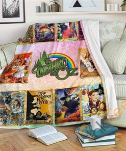 The Wizard Of Oz Fleece Amazing Gift Sherpa Fleece Blanket Gifts for Family, for Couple