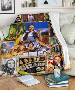 The Wizard Of Oz Fleece Sherpa Fleece Blanket Gifts for Family, for Couple