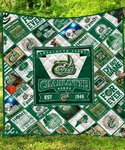 The ers Ncaa Charlotte ers Collection Collected Quilt Blanket Bedding Set