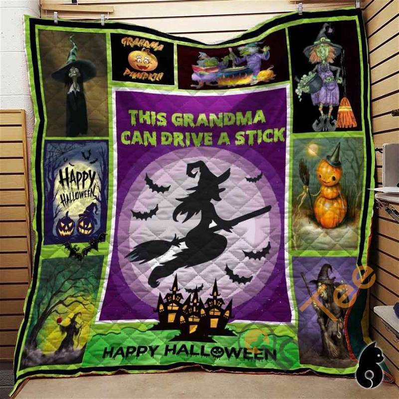 This Grandma Can Drive A Stick Quilt Blanket Bedding Set