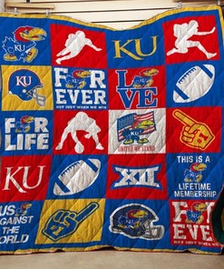 This Is Kansas Jayhawks Quilt Blanket Bedding Set