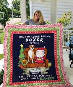 This Is My Cookies Baking Boxe Christmas Quilt Blanket Bedding Set