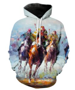 Thoroughbred Horse Triple Crown Hoodie 3D