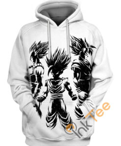 Three Warriors Dragon Ball Hoodie 3D