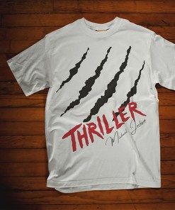 Thriller T-Shirt - Michael Jackson - Halloween - Graphic Design - Apparel 100% Cotton, Gift For Men & Wome'S Shirts