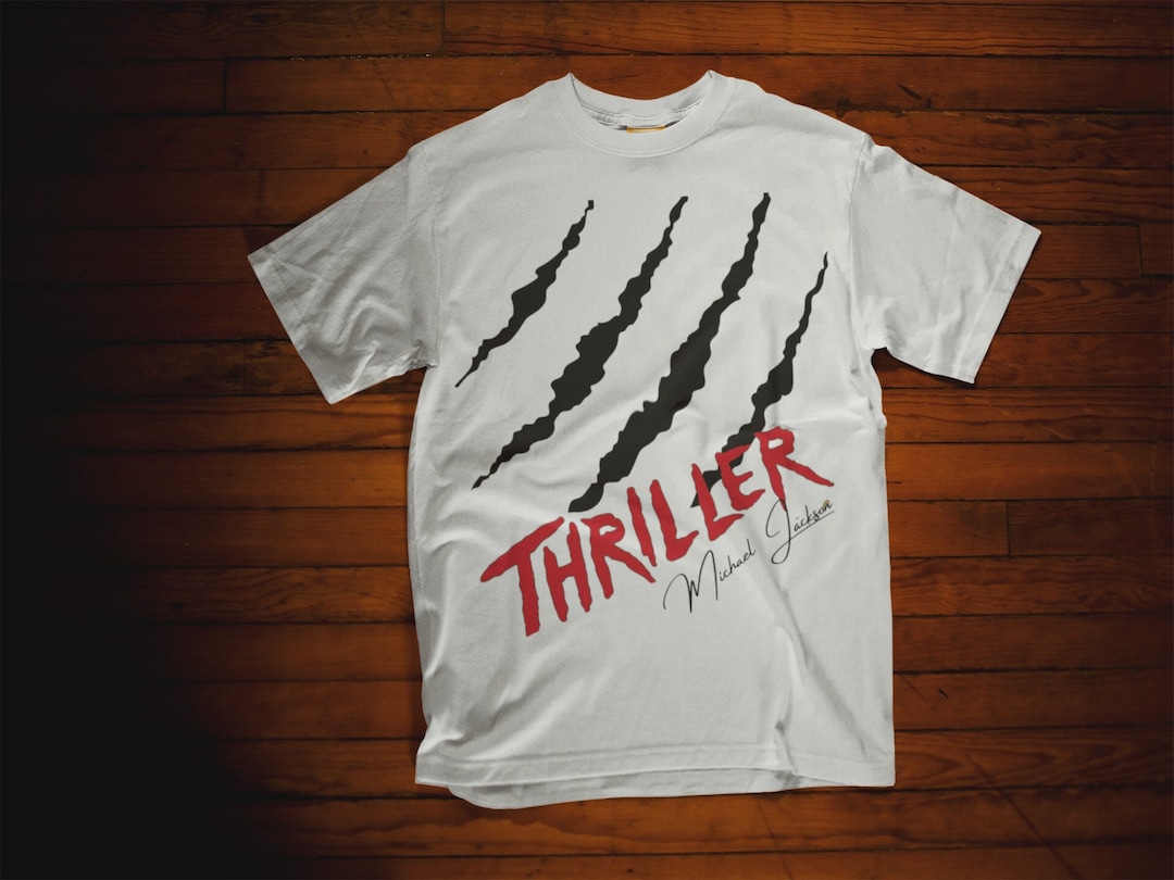 Thriller T-Shirt - Michael Jackson - Halloween - Graphic Design - Apparel 100% Cotton, Gift For Men & Wome'S Shirts