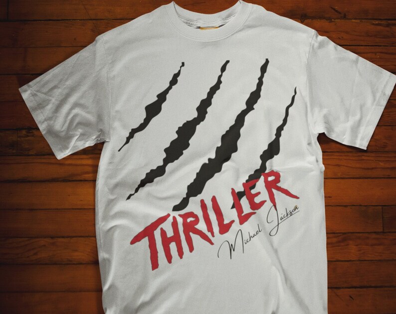 Thriller T-Shirt - Michael Jackson - Halloween - Graphic Design - Apparel 100% Cotton, Gift For Men & Wome'S Shirts - Image 2