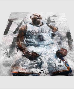 Thunder Player Nba Sherpa Blanket Fleece Blanket Gifts for Fans