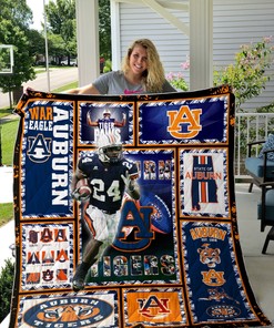 Tigers Colorful Auburn Ncaa Quilt Blanket Bedding Set