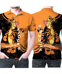 Tigger Winnie The Pooh 3D All Over Print Polo Shirt