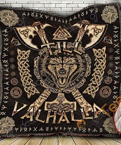 Till Valhalla Quilt Blanket Bedding Set