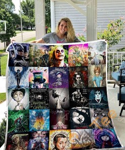 Tim Burton Quilt Blanket Bedding Set