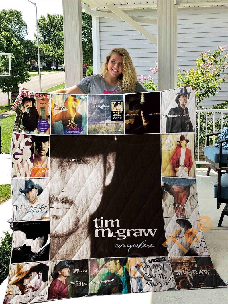 Tim Mcgraw Quilt Blanket Bedding Set