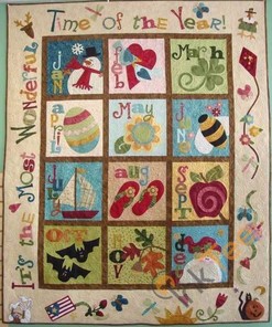 Time Of The Year Quilt Blanket Bedding Set