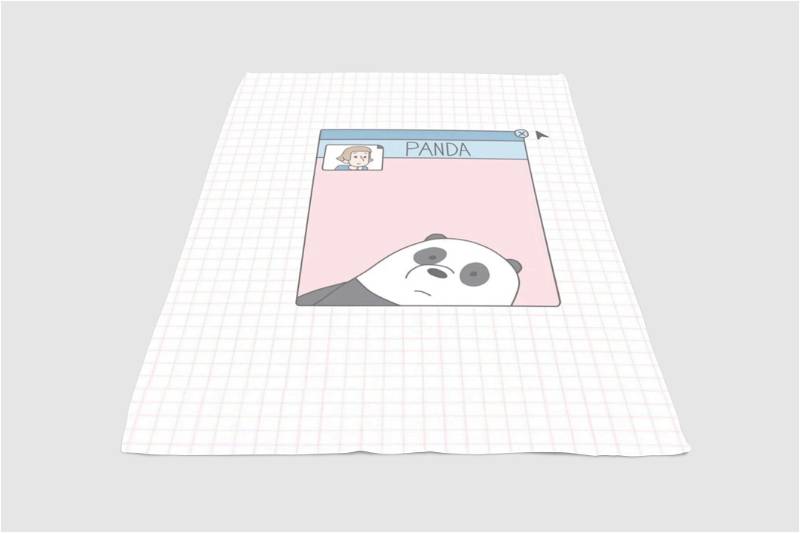 Timeline Panda We Ware Bears Sherpa Fleece Blanket Gifts for Family, for Couple