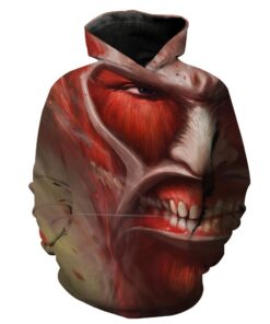 Titan Attack On Titan Hoodie 3D