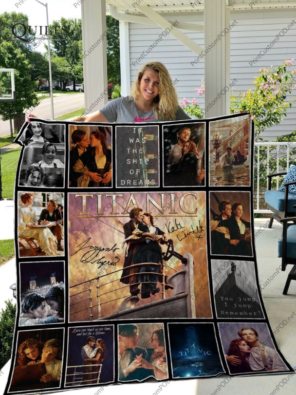 Titanic It Was The Ship Of Dreams For Fans Quilt Blanket Bedding Set