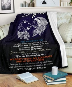 To My Boyfriend You Are The Love Of My Life Fleece Blanket For Family Birthday Boyfriend For Him