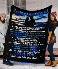 To My Girlfriend Words Are Not Enough To Express How Special You Are To Me Fleece Blanket Quilt Blanket Bedding Set