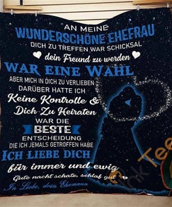 To My Gorgeous Girlfriend Germany Quilt Blanket Bedding Set